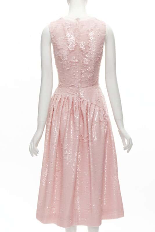 Simone Rocha Blush Sequin Dress Beige Polyester Very good condition - Box View