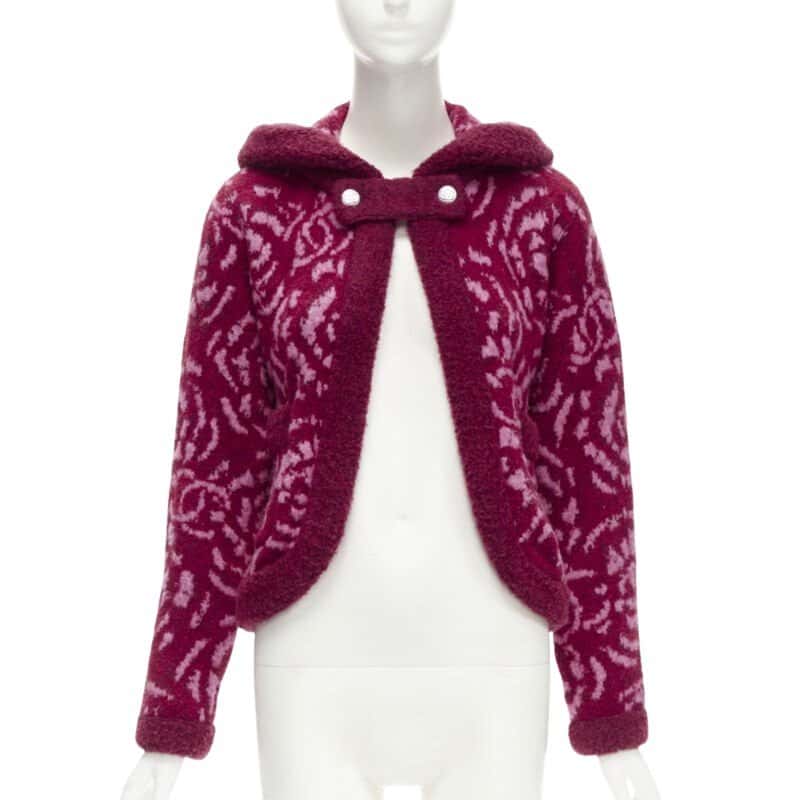Chanel P70629 K10207 Red Wool Never worn - Front View