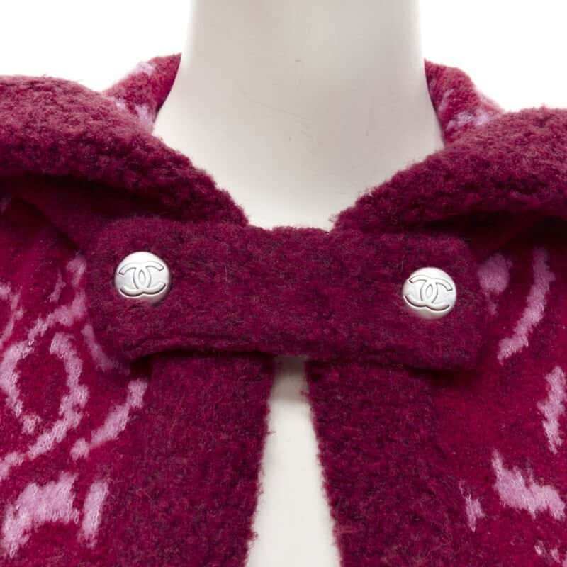 Chanel P70629 K10207 Red Wool Never worn - Back View