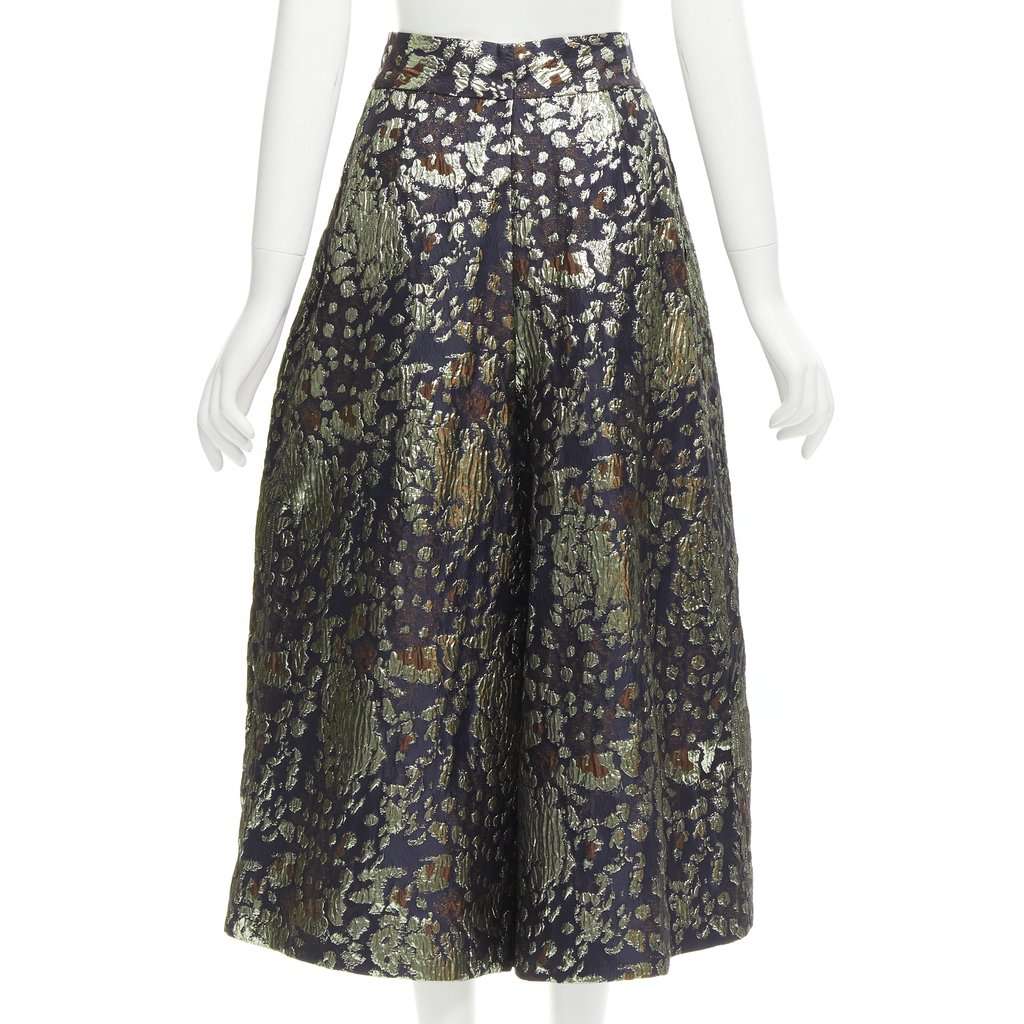 By Malene Birger Gold Brocade Culottes Gold Polyester Never worn - Box View