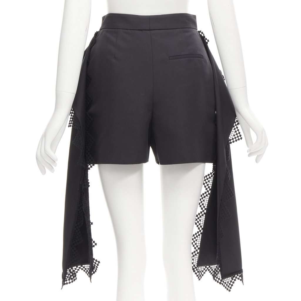 Alexander McQueen Peplum Layer Shorts Black Never worn - Box View