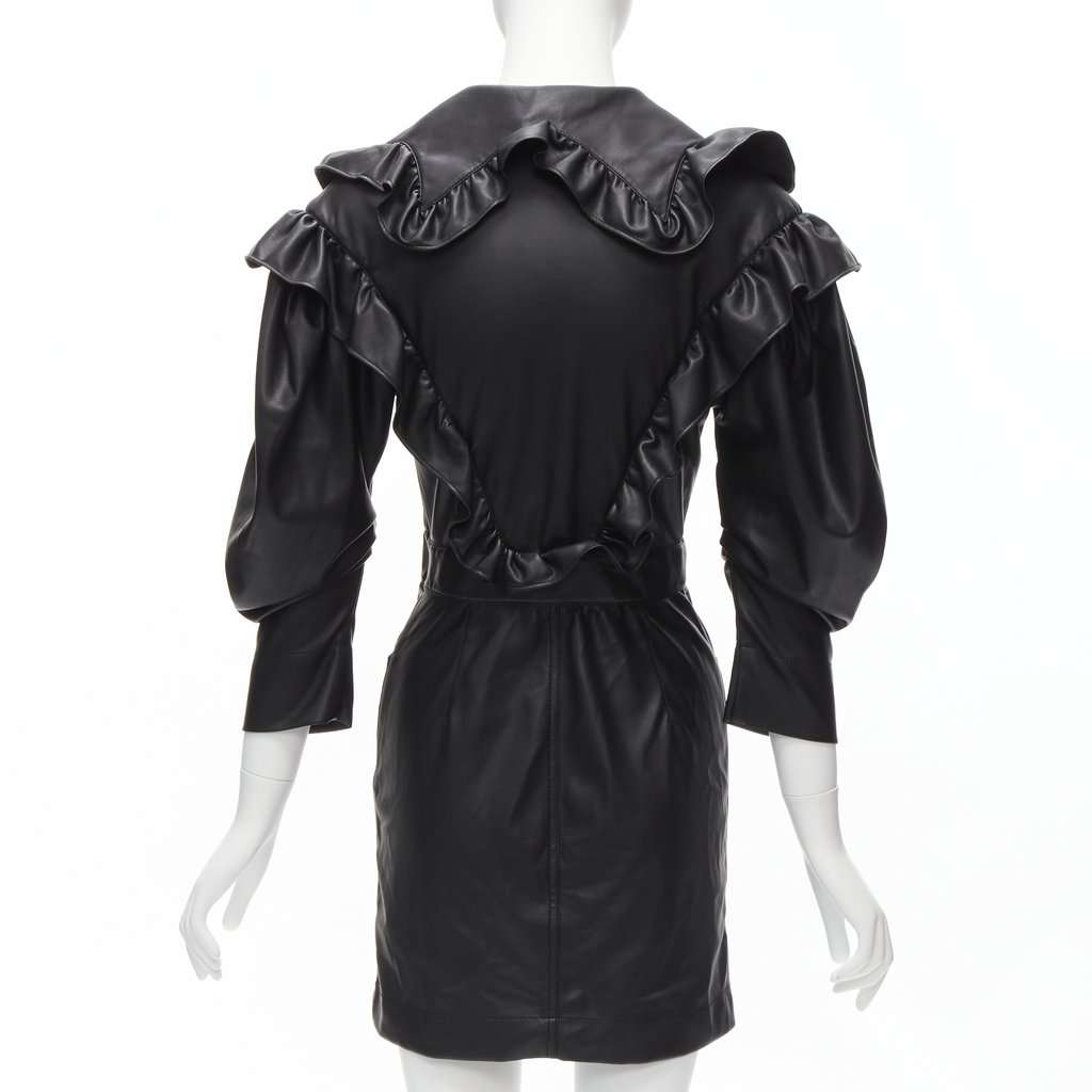 PHILOSOPHY DI ALBERTA FERRETTI Victorian Ruffle Dress Black Polyester Very good condition - Box View
