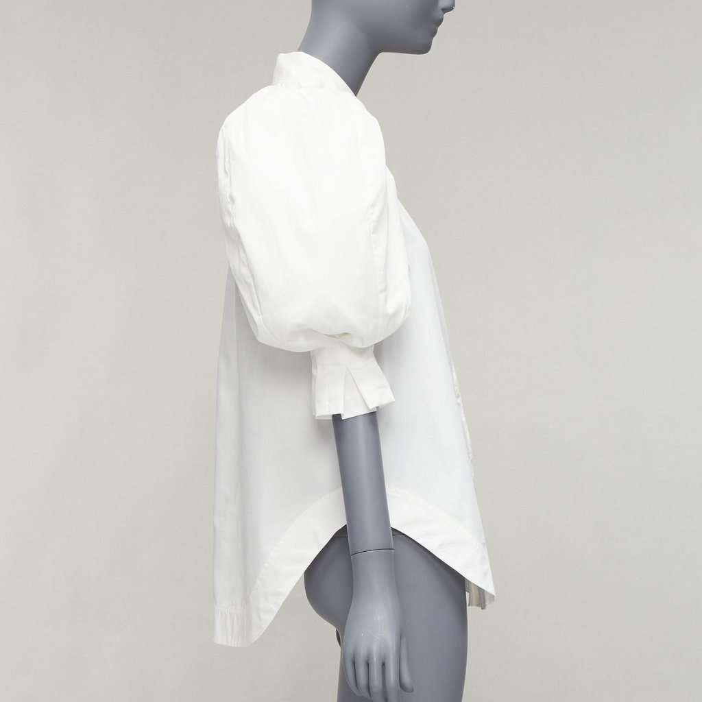 Aje Gold Button Shirt White Cotton Very good condition - Model View