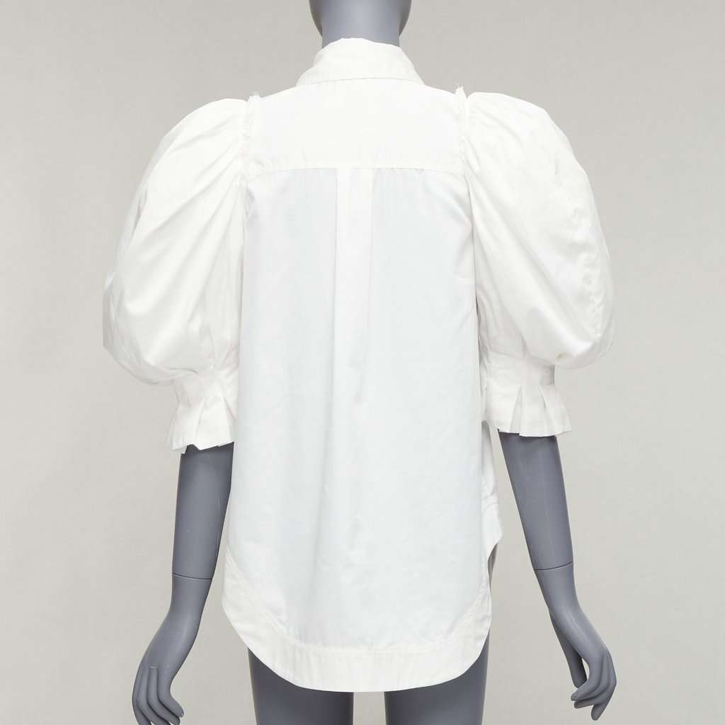 Aje Gold Button Shirt White Cotton Very good condition - Box View
