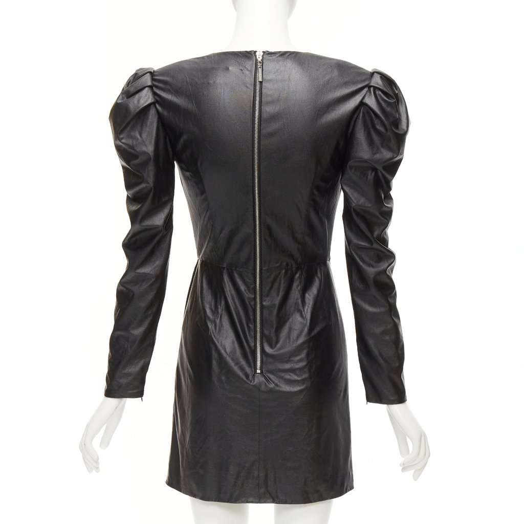 Bronx and Banco Coated Puff Dress Black Polyester Fair condition - Box View