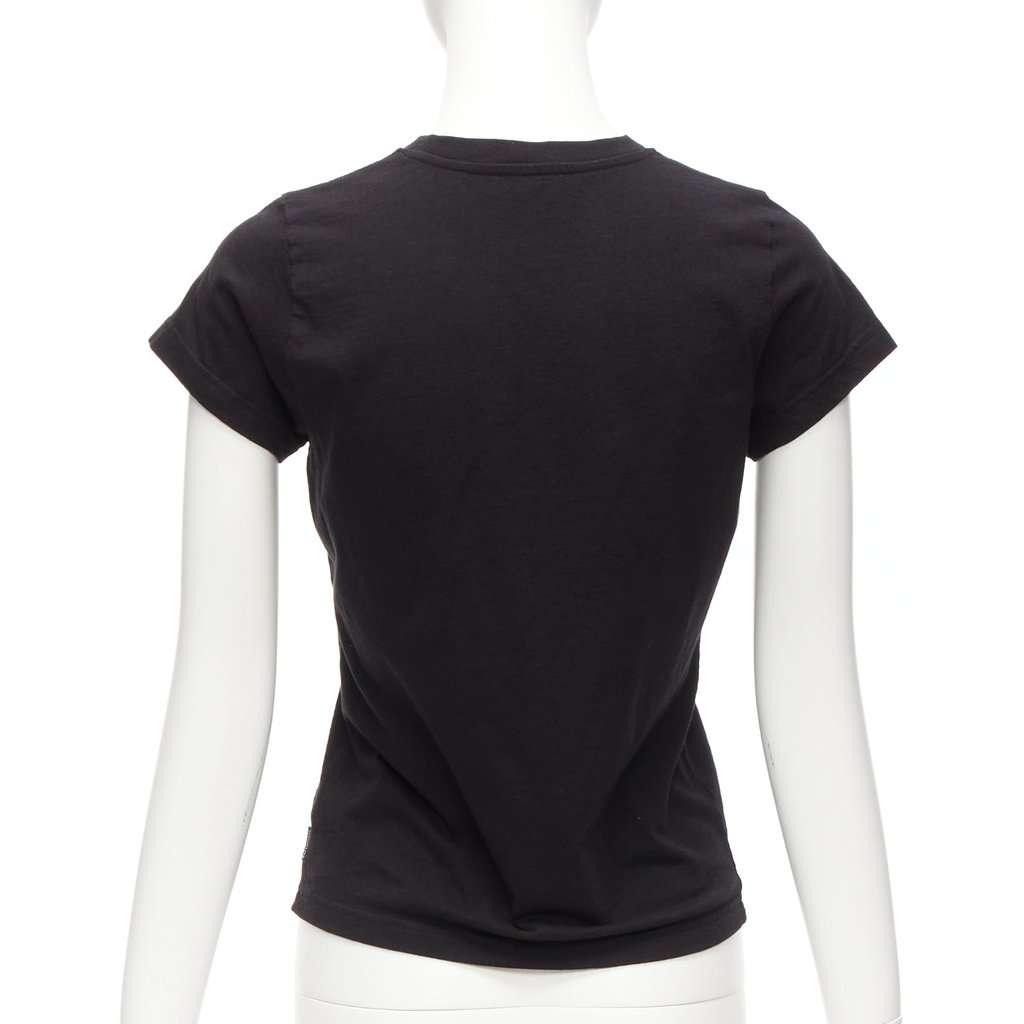 Balenciaga Rainbow Globe Shirt Black Cotton Never worn - Box View
