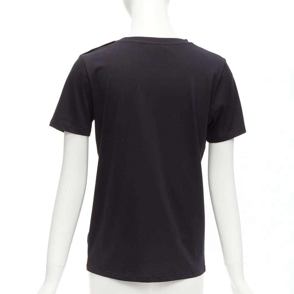 Balmain B Logo Shirt Black Cotton Very good condition - Box View