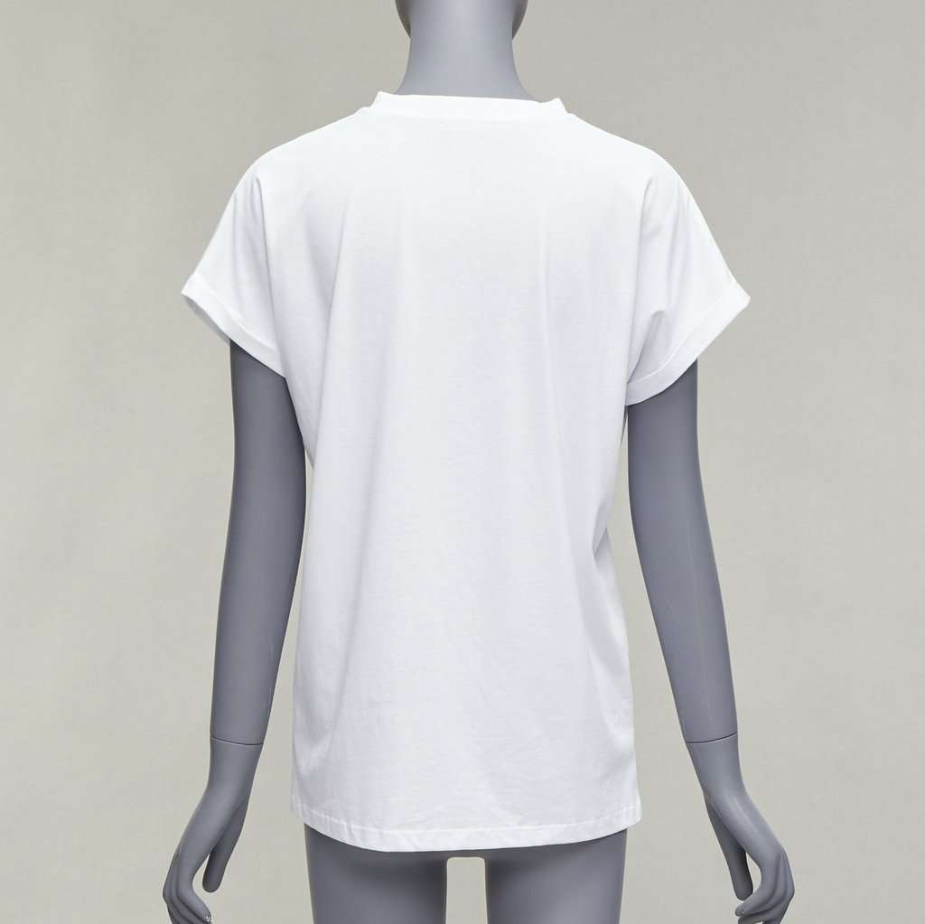 Balmain Army Velvet Shirt White Cotton Very good condition - Box View