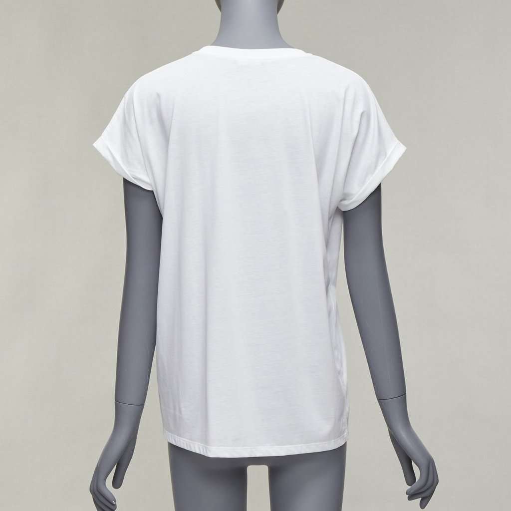 Balmain Logo Cotton Shirt White Cotton Never worn - Box View