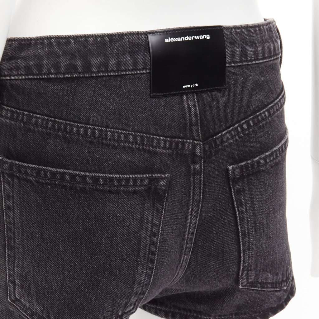 Alexander Wang Skirt Back Skorts Black Cotton Very good condition - Back View