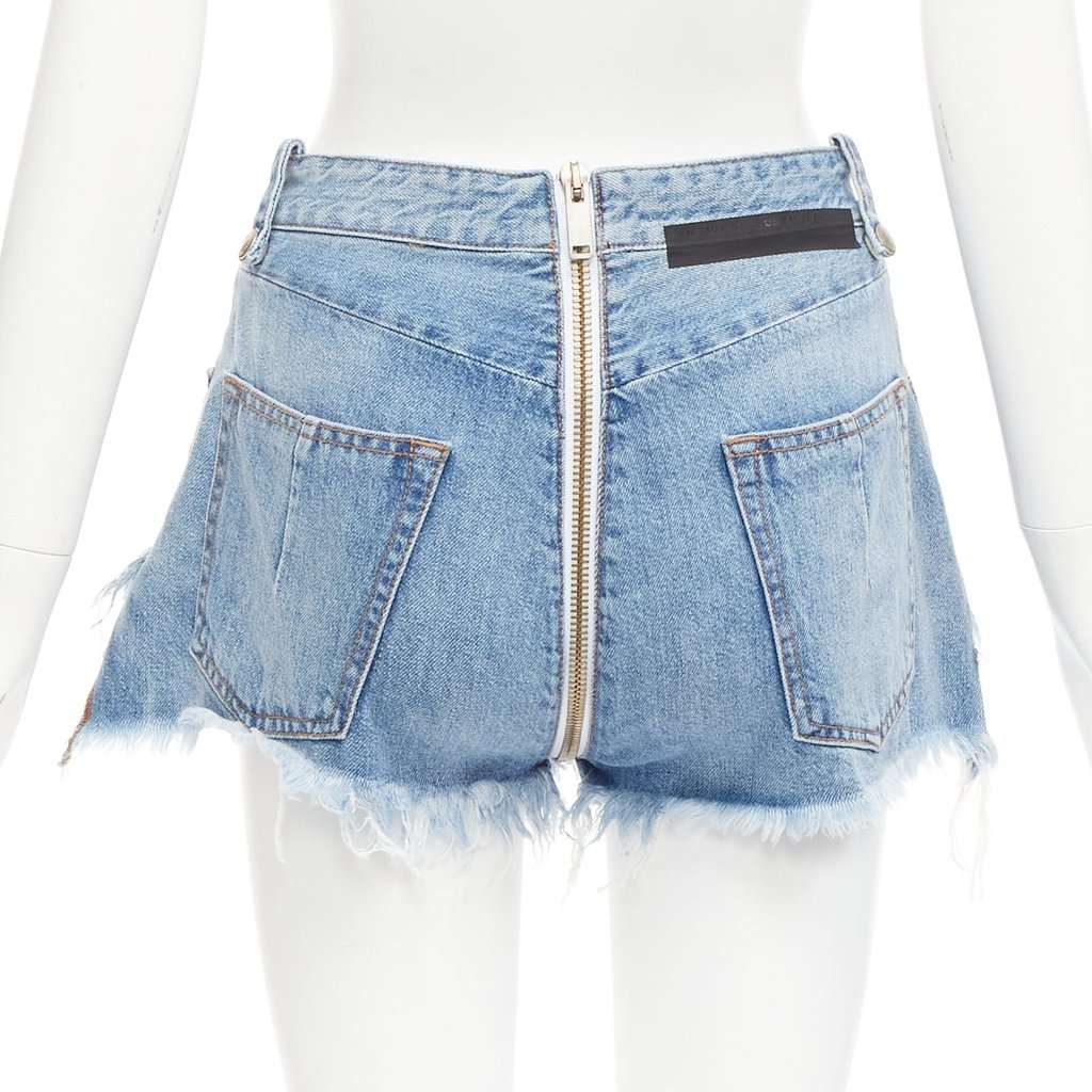 Unravel Project Zip Denim Shorts Blue Never worn - Box View