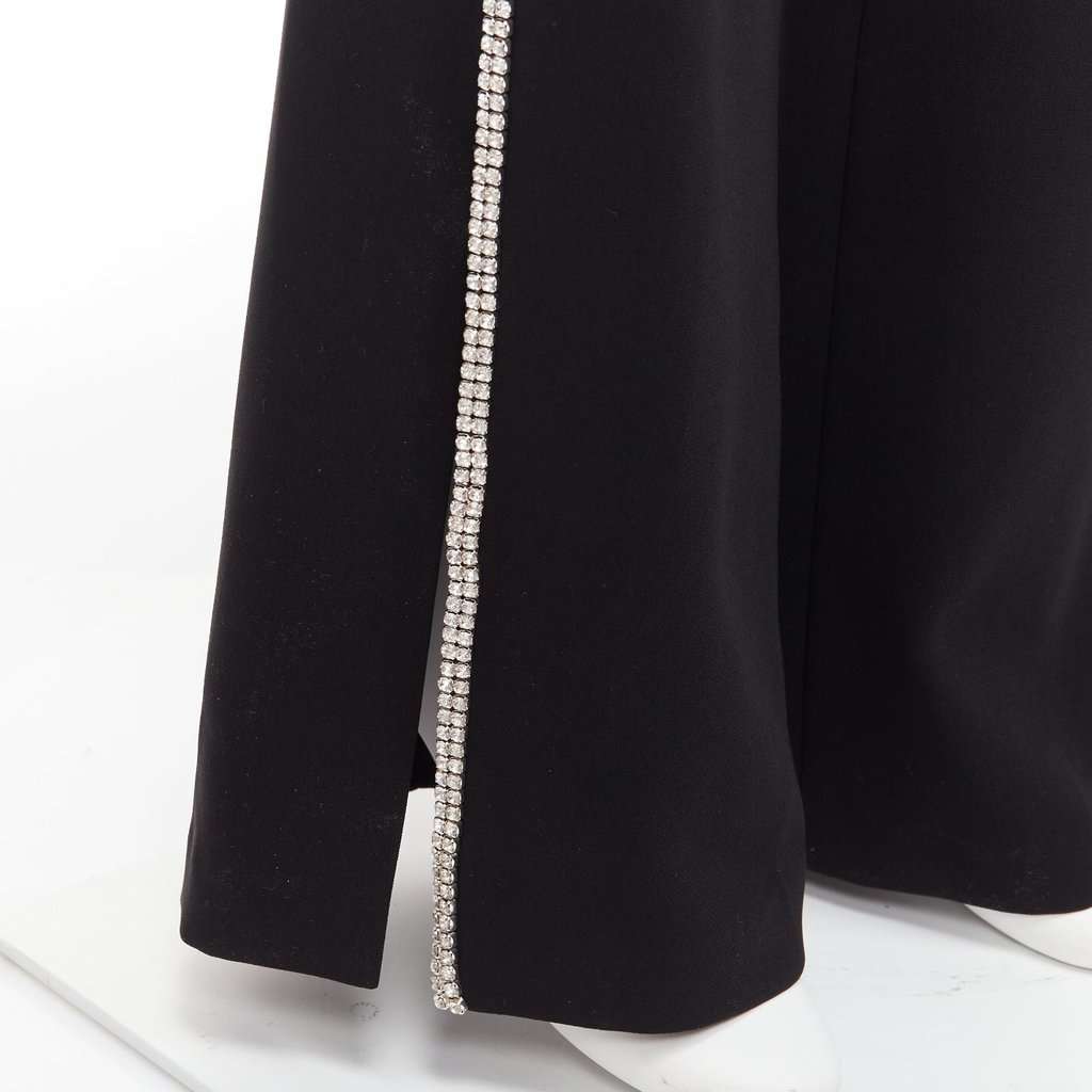 Cinq a Sept Crystal Trim Pants Black Never worn - Back View