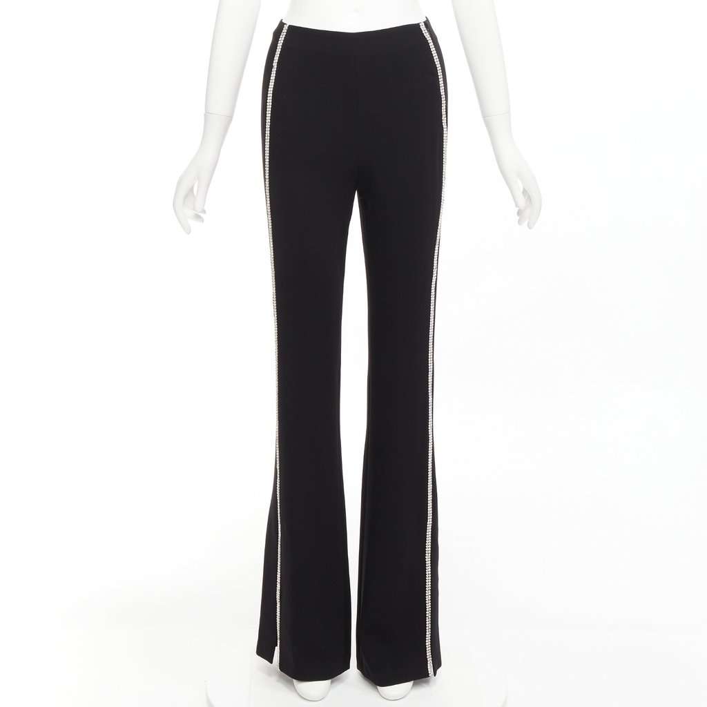 Cinq a Sept Crystal Trim Pants Black Never worn - Inside View