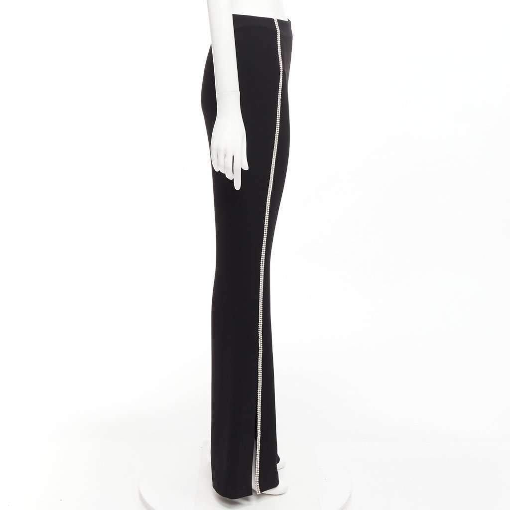 Cinq a Sept Crystal Trim Pants Black Never worn - Model View