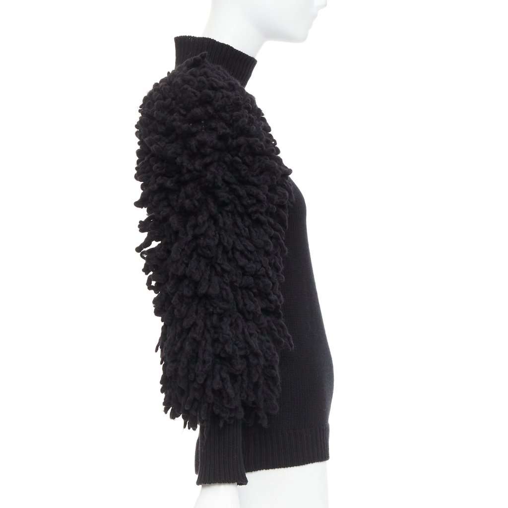 Valentino Garavani Black Wool Knitwear Black Wool Very good condition - Model View