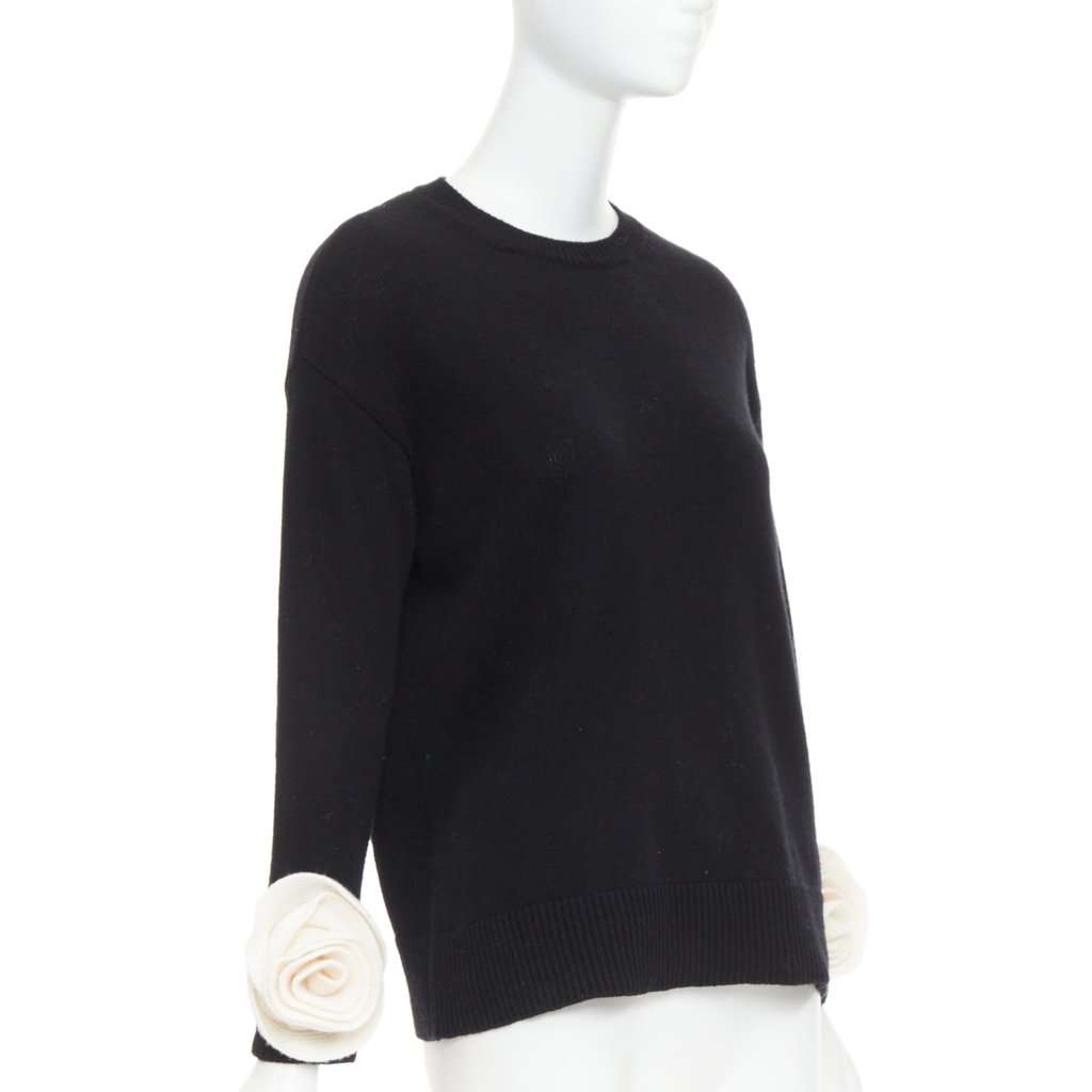 Valentino Garavani Black Wool Knitwear Black Wool Very good condition - Inside View