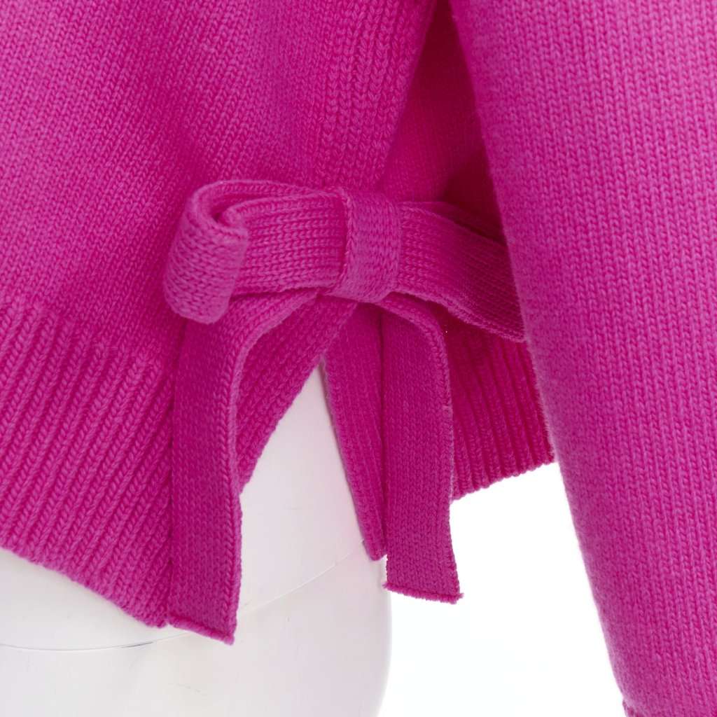 Valentino Garavani Pink Wool Knitwear Pink Wool Very good condition - Back View