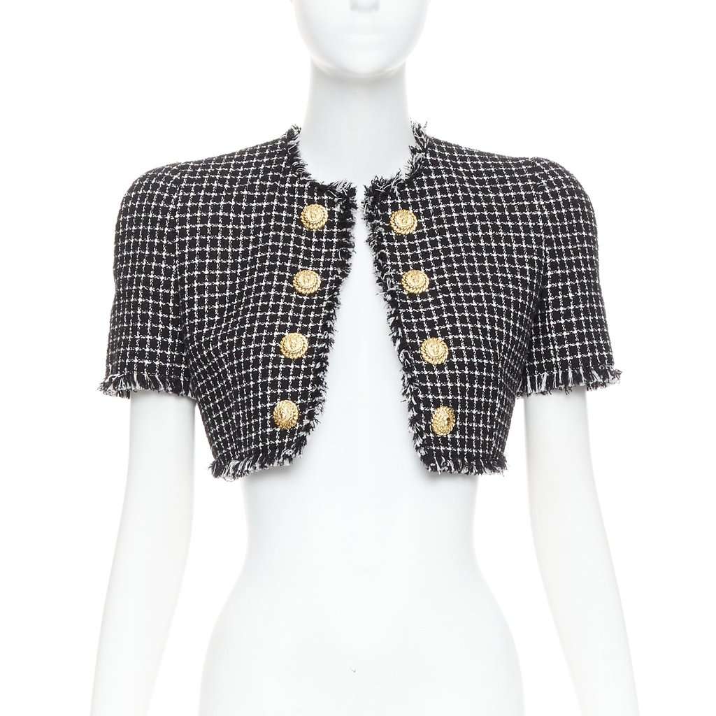 Balmain 241251F057002 Black Cotton Very good condition - Front View
