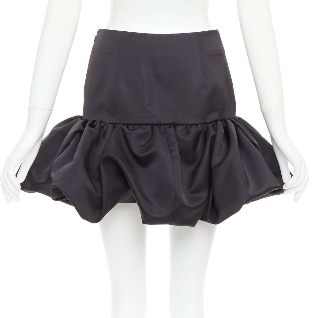 Area Black Silk Skirt Black Silk Very good condition - Box View