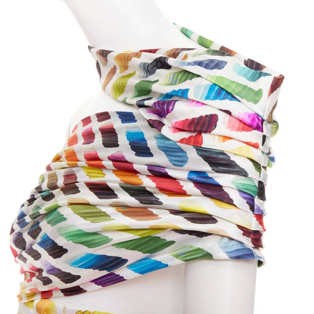 Chanel MultiColor Silk Dress MultiColor Silk Very good condition - Back View