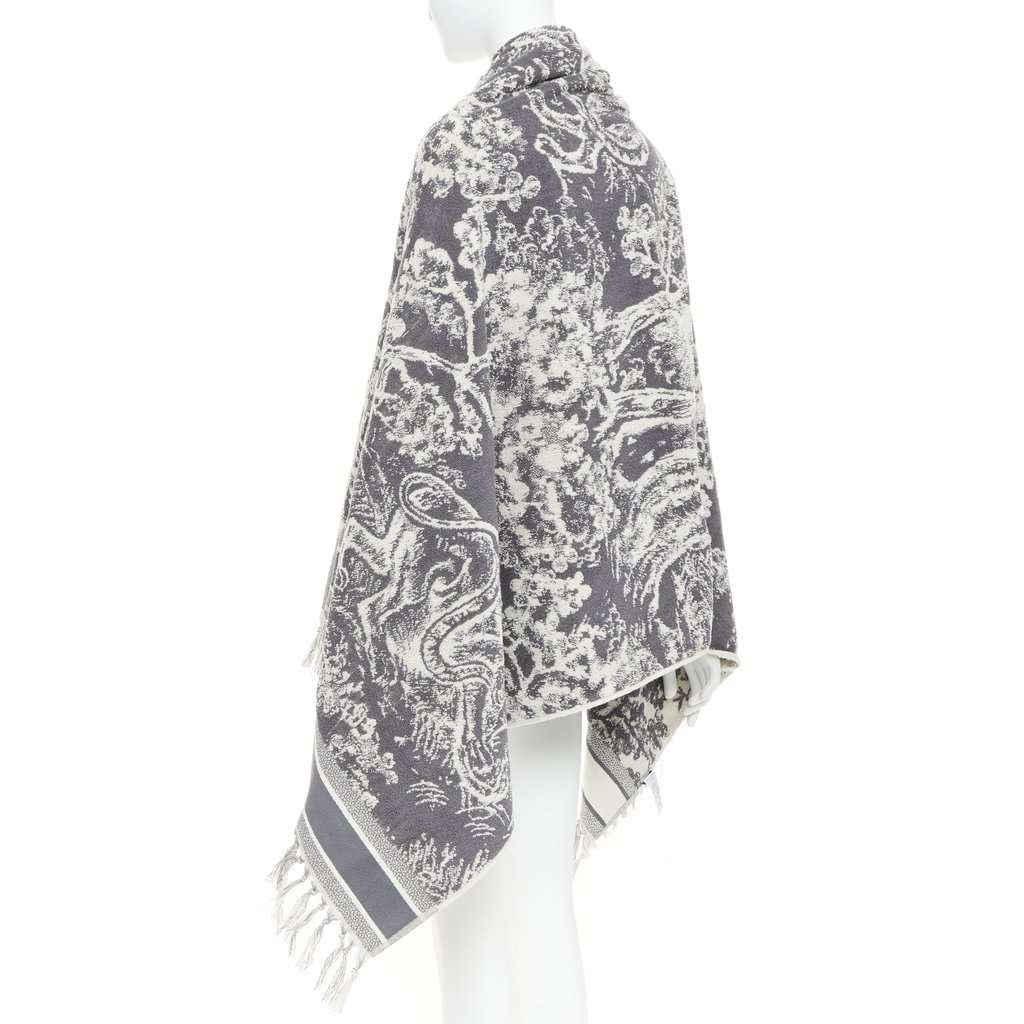 Dior Ecru Cotton Scarf Beige Cotton Very good condition - Box View