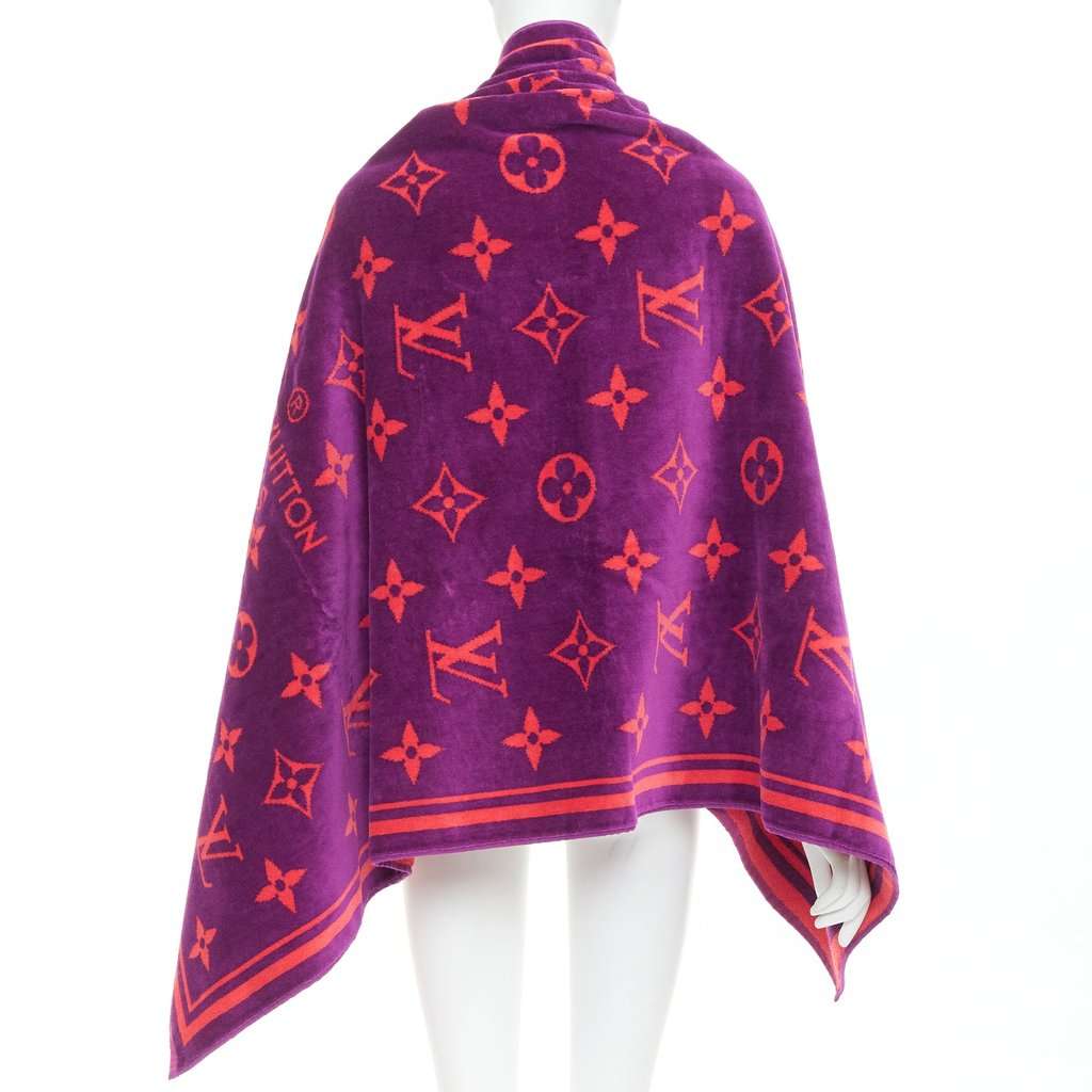 Louis Vuitton Pink Cotton Scarf Pink Cotton Very good condition - Back View