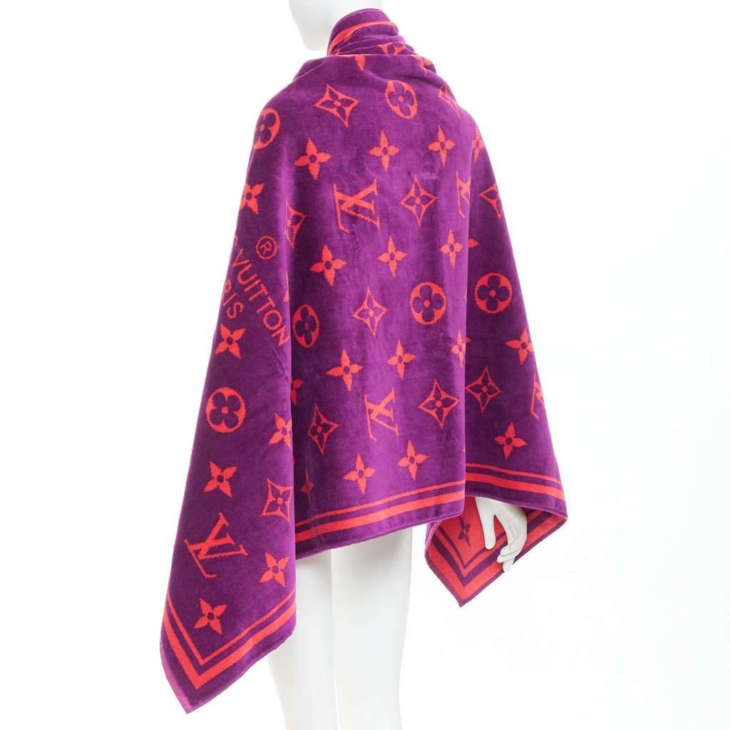 Louis Vuitton Pink Cotton Scarf Pink Cotton Very good condition - Box View