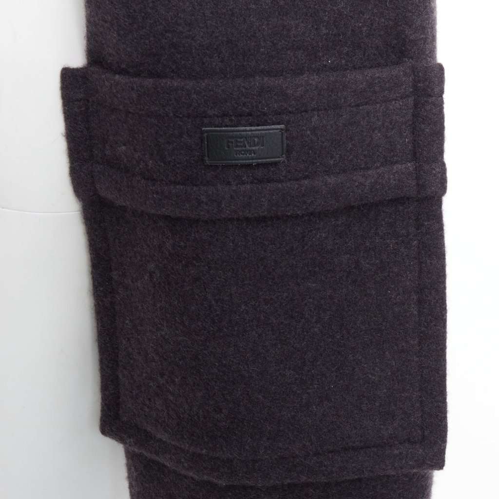 Fendi Burgundy Cashmere Scarf Burgundy Cashmere Very good condition - Back View