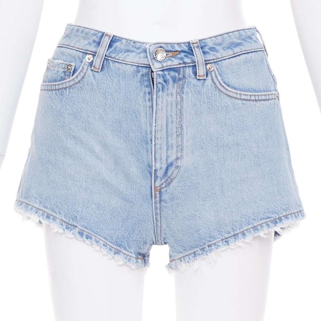 Dolce & Gabbana Blue Denim Shorts Blue Denim Very good condition - Front View
