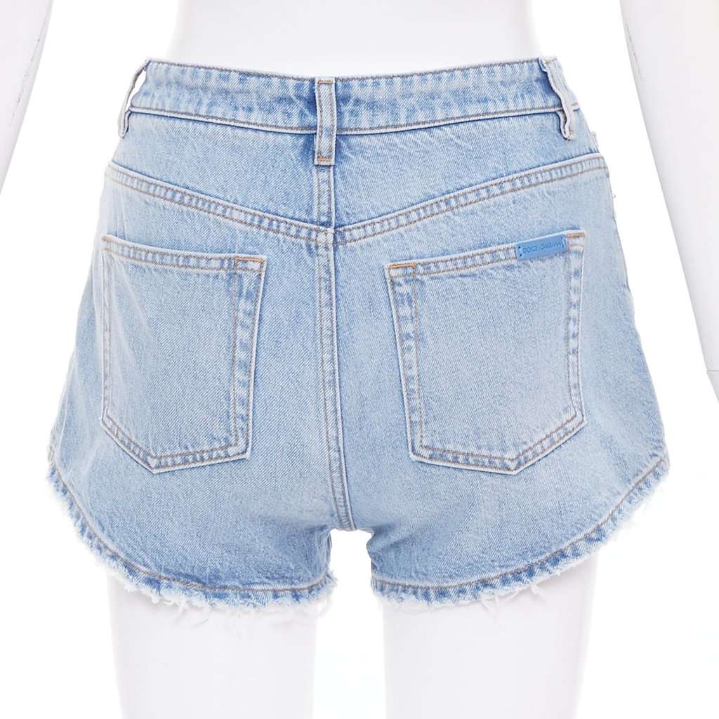 Dolce & Gabbana Blue Denim Shorts Blue Denim Very good condition - Box View