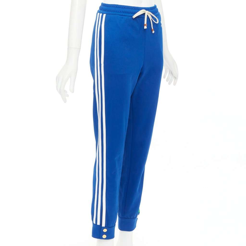 Gucci Blue Polyester Trouser Blue Polyester Very good condition - Front View