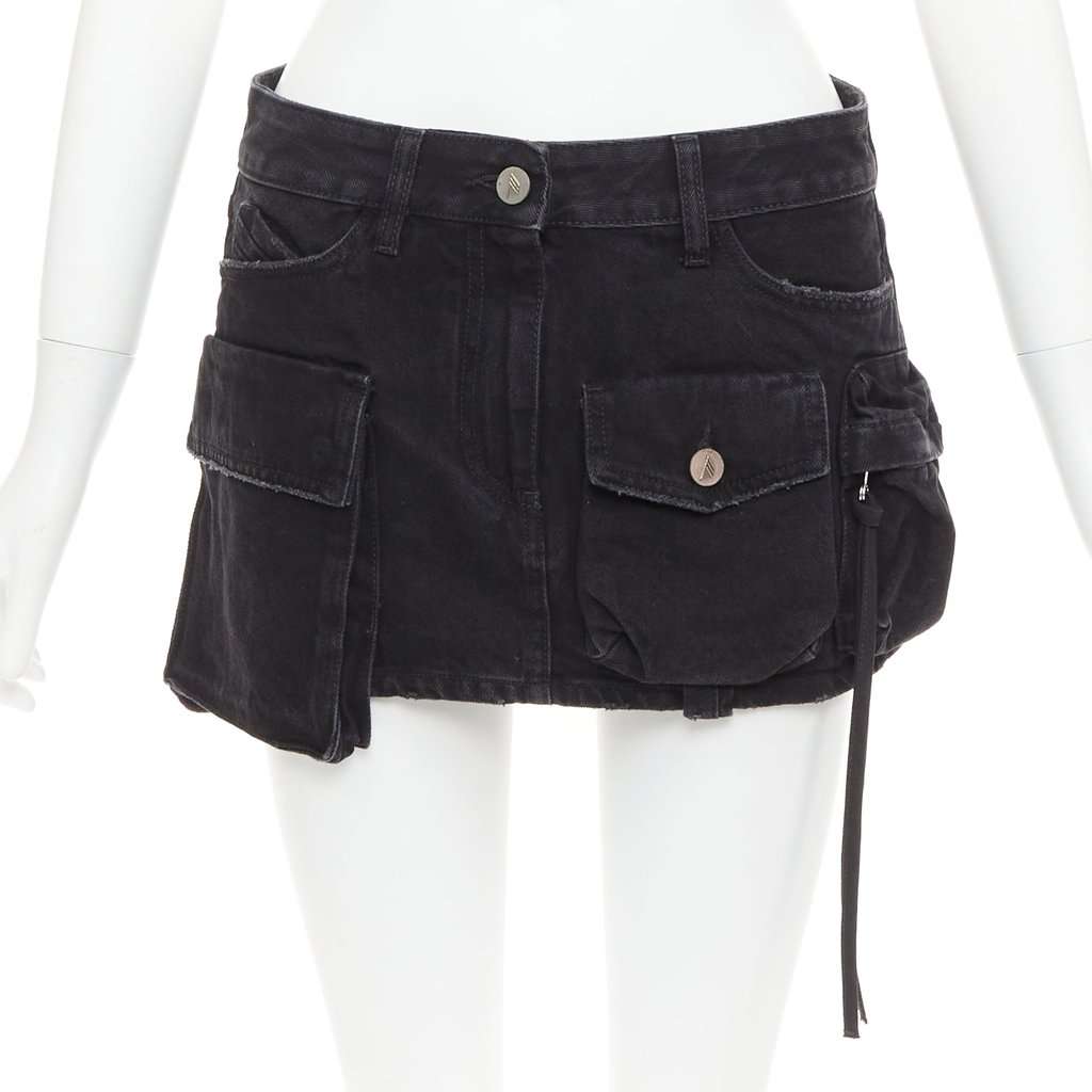 ATTICO Fay Black Cotton Very good condition - Front View