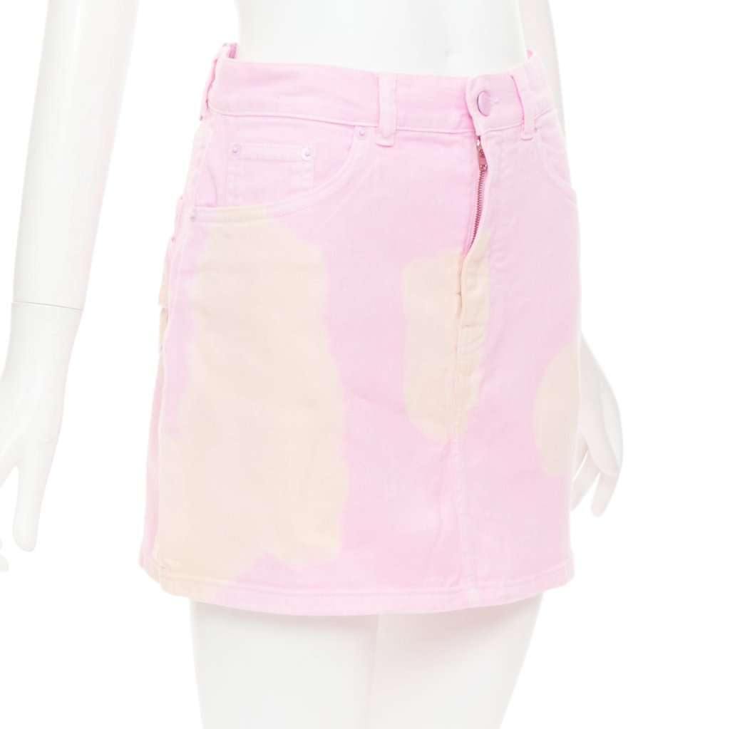 Givenchy Pink Cotton Skirt Pink Cotton Very good condition - Inside View