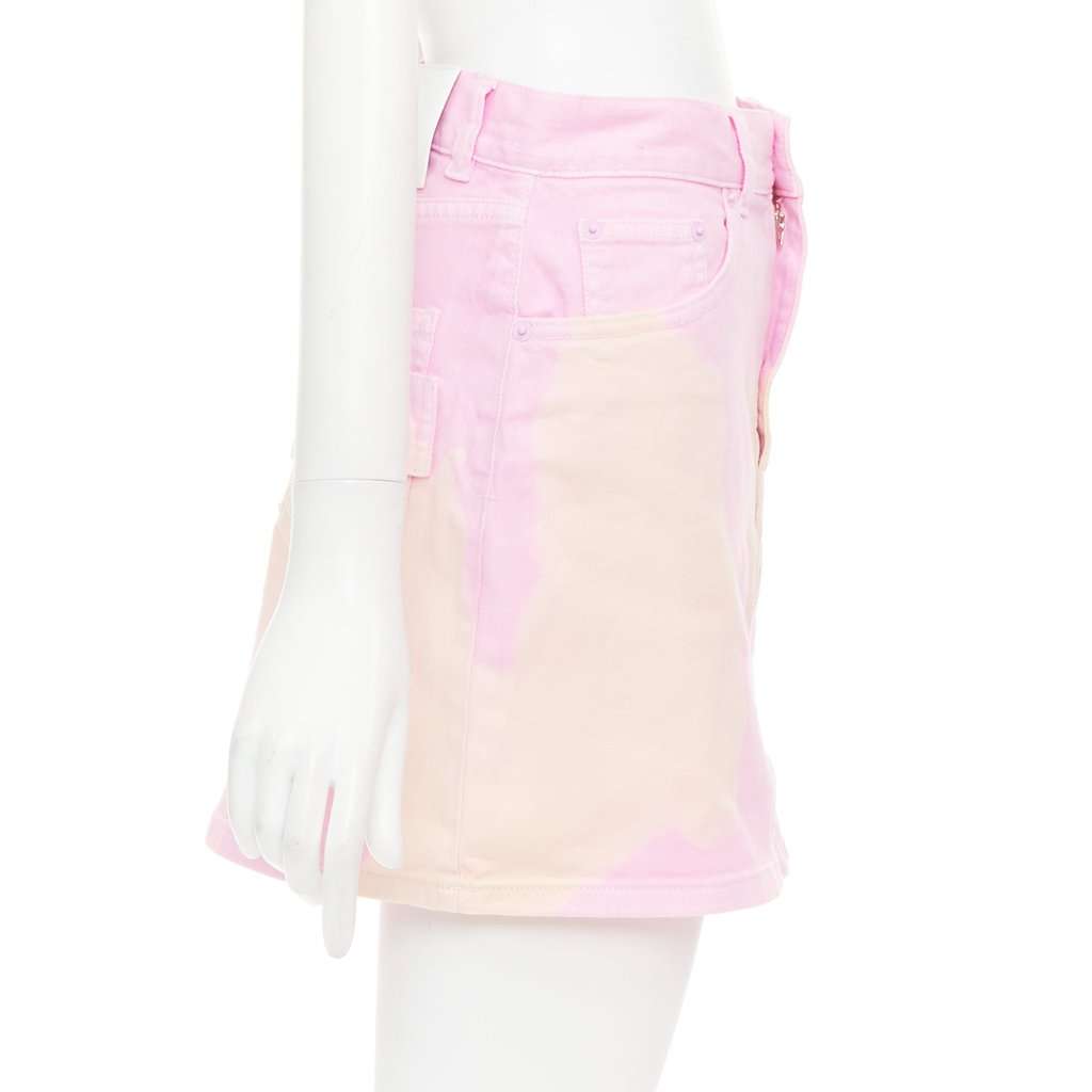 Givenchy Pink Cotton Skirt Pink Cotton Very good condition - Model View