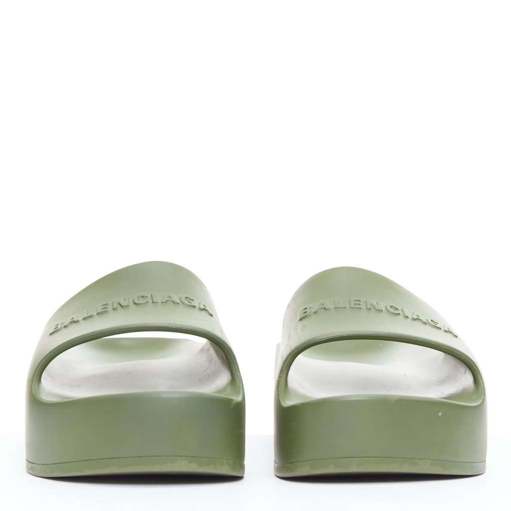 Balenciaga Chunky Green Rubber Fair condition - Inside View
