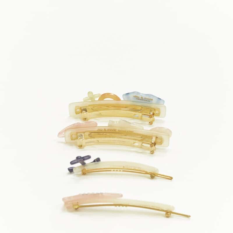 Unsigned Nautical Hair Clips Other Plastic Never worn - Back View