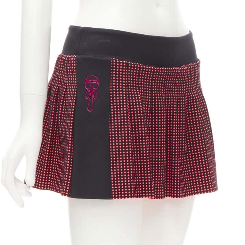 Fendi Polka Dot Skirt Black Polyester Very good condition - Inside View