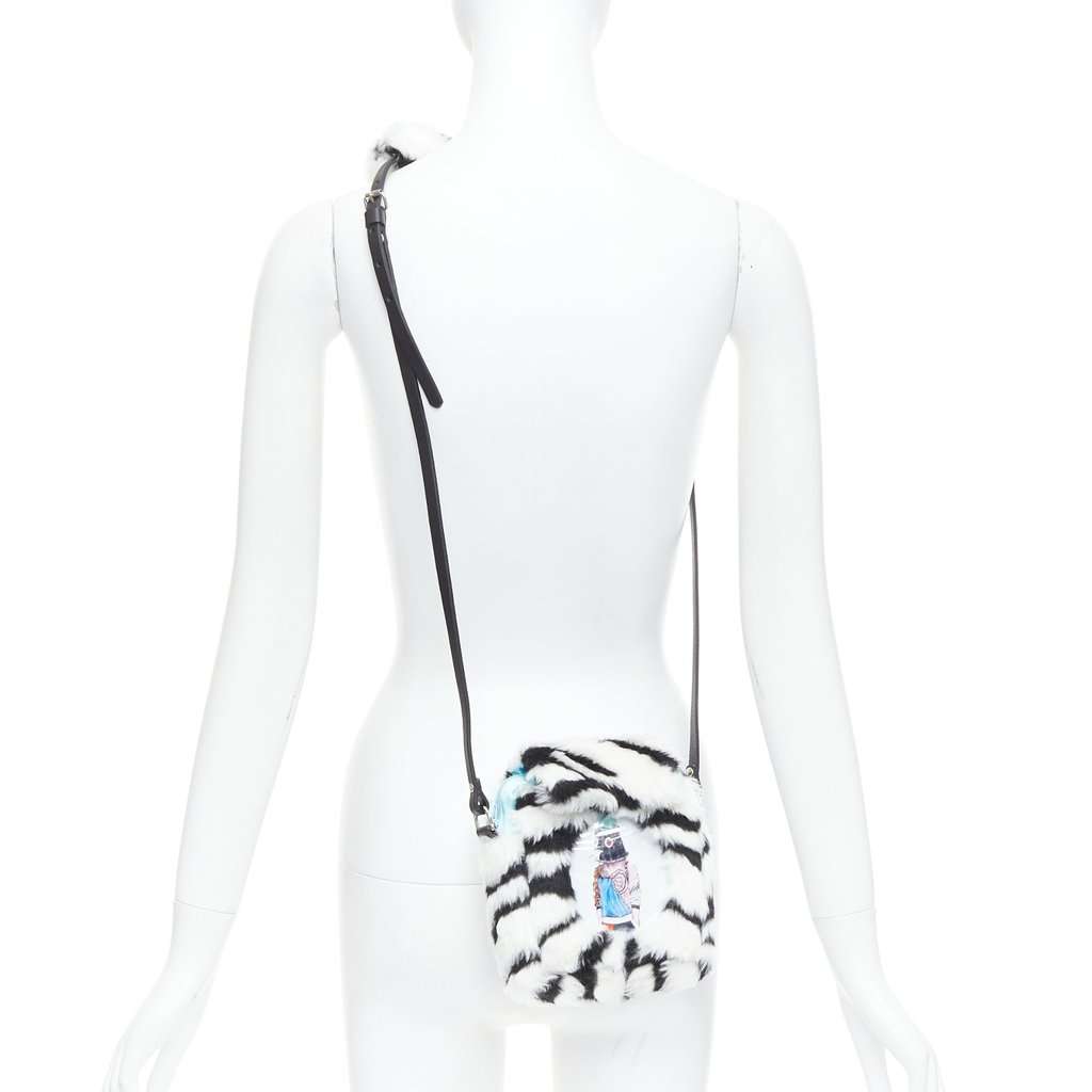 NASIR MAHZAR Grey Trapeze Satchel MultiColor Very good condition - Back View