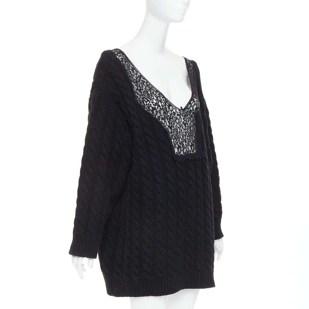Balenciaga Black Wool Knitwear Black Wool Very good condition - Inside View