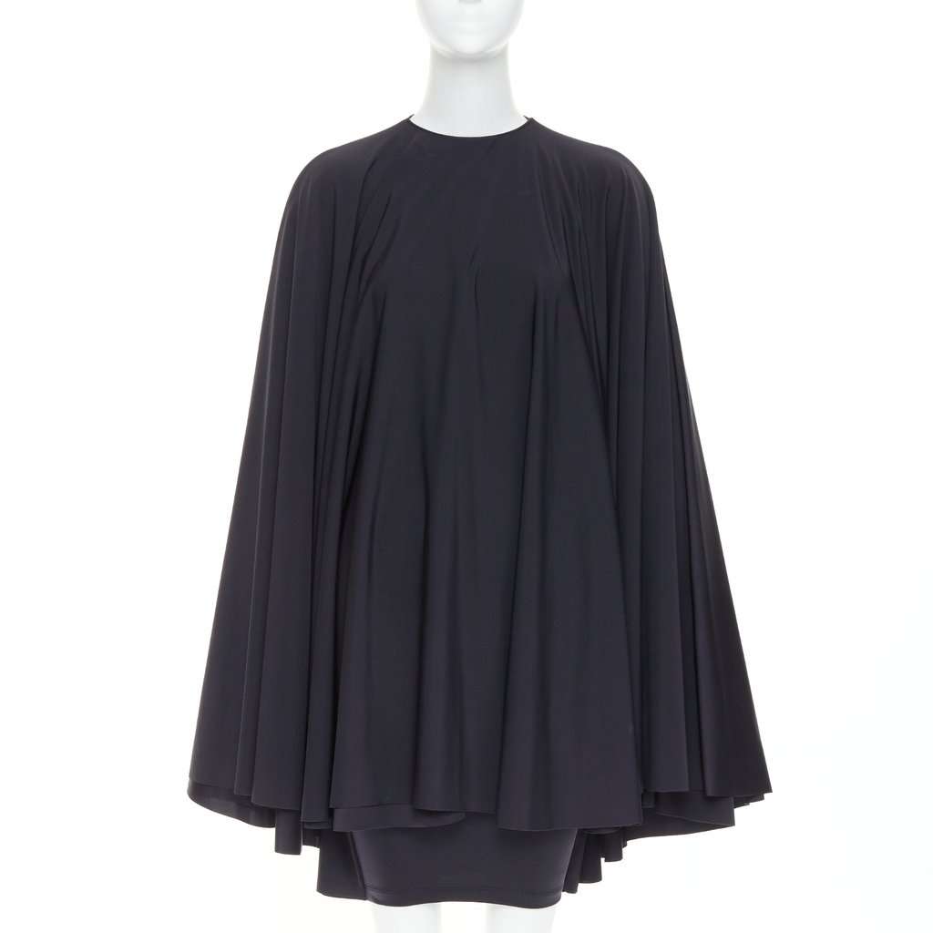 Balenciaga Black Polyamide Dress Black Polyamide Very good condition - Front View
