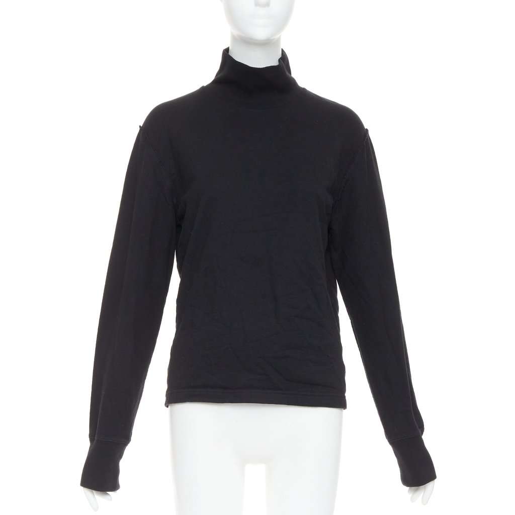 Balenciaga Black Polyester Top Black Polyester Very good condition - Front View