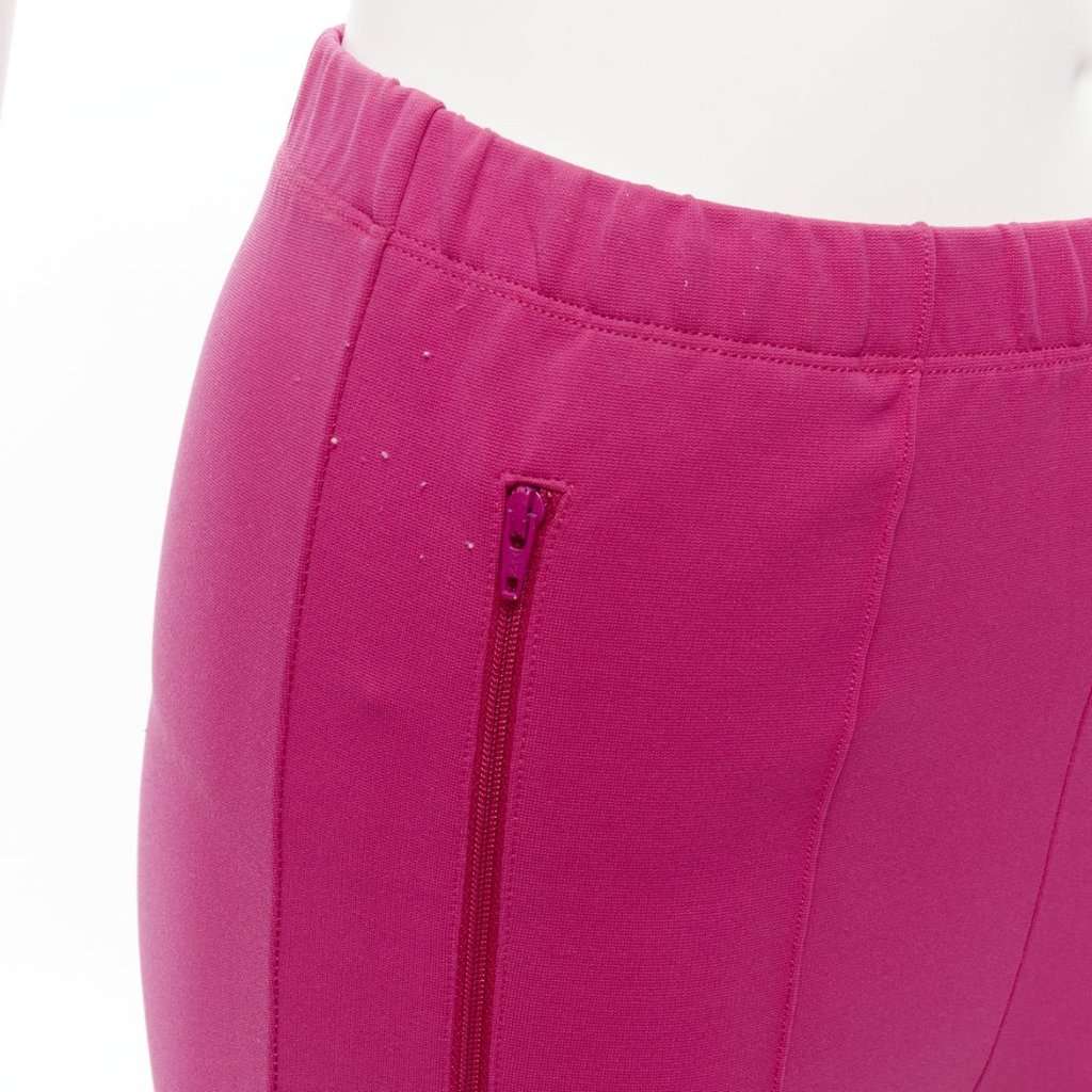 Balenciaga Pink Zip Joggers Pink Viscose Very good condition - Back View