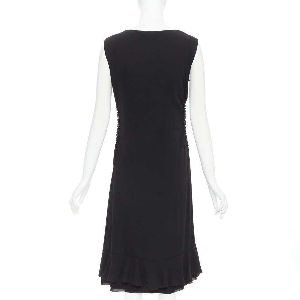 Prada Black Silk Dress Black Silk Very good condition - Box View