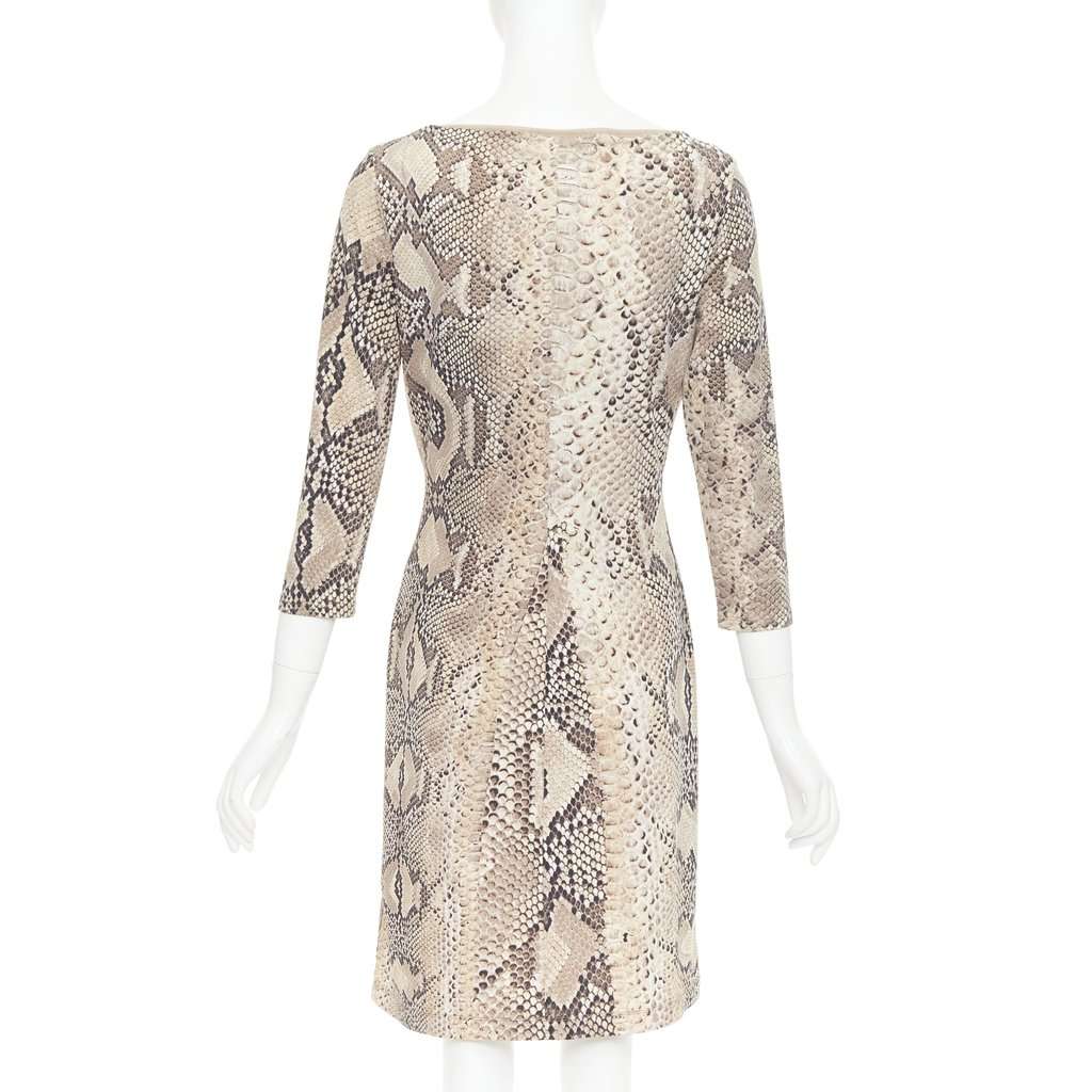 Roberto Cavalli Khaki Polyamide Dress Khaki Polyamide Very good condition - Box View
