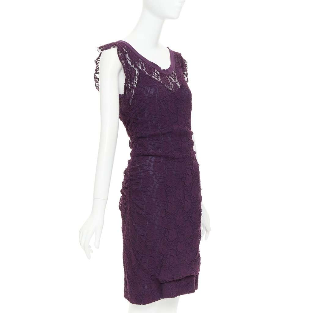 Dolce & Gabbana Purple Polyester Dress Purple Polyester Good condition - Inside View