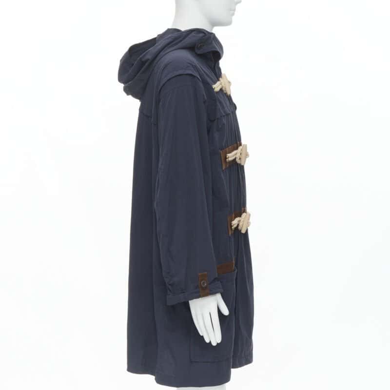 Kolor Blue Rope Toggle Anorak Navy Never worn - Inside View