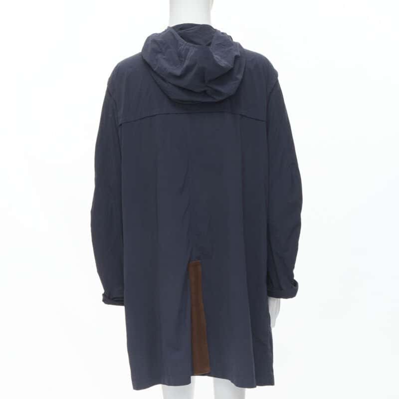 Kolor Blue Rope Toggle Anorak Navy Never worn - Model View