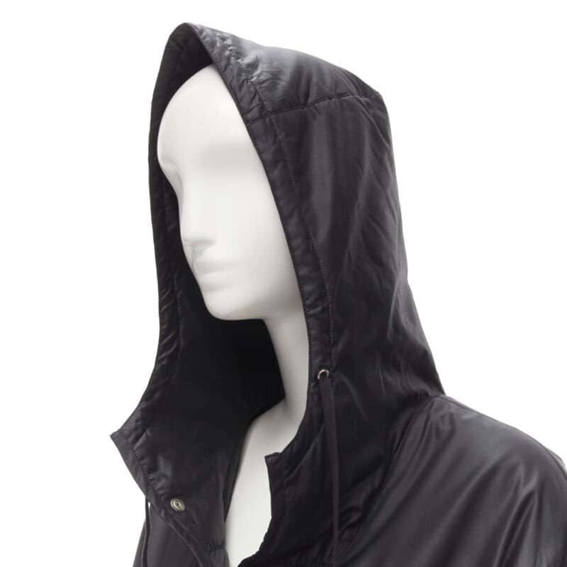 Helmut Lang Black Pocketed Armhole Jacket Black Polyester Good condition - Back View