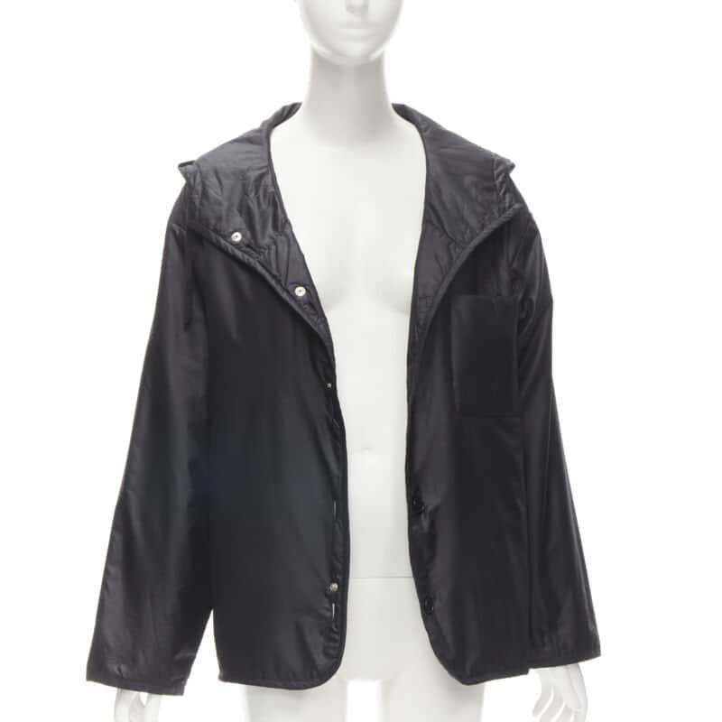 Helmut Lang Black Pocketed Armhole Jacket Black Polyester Good condition - Inside View