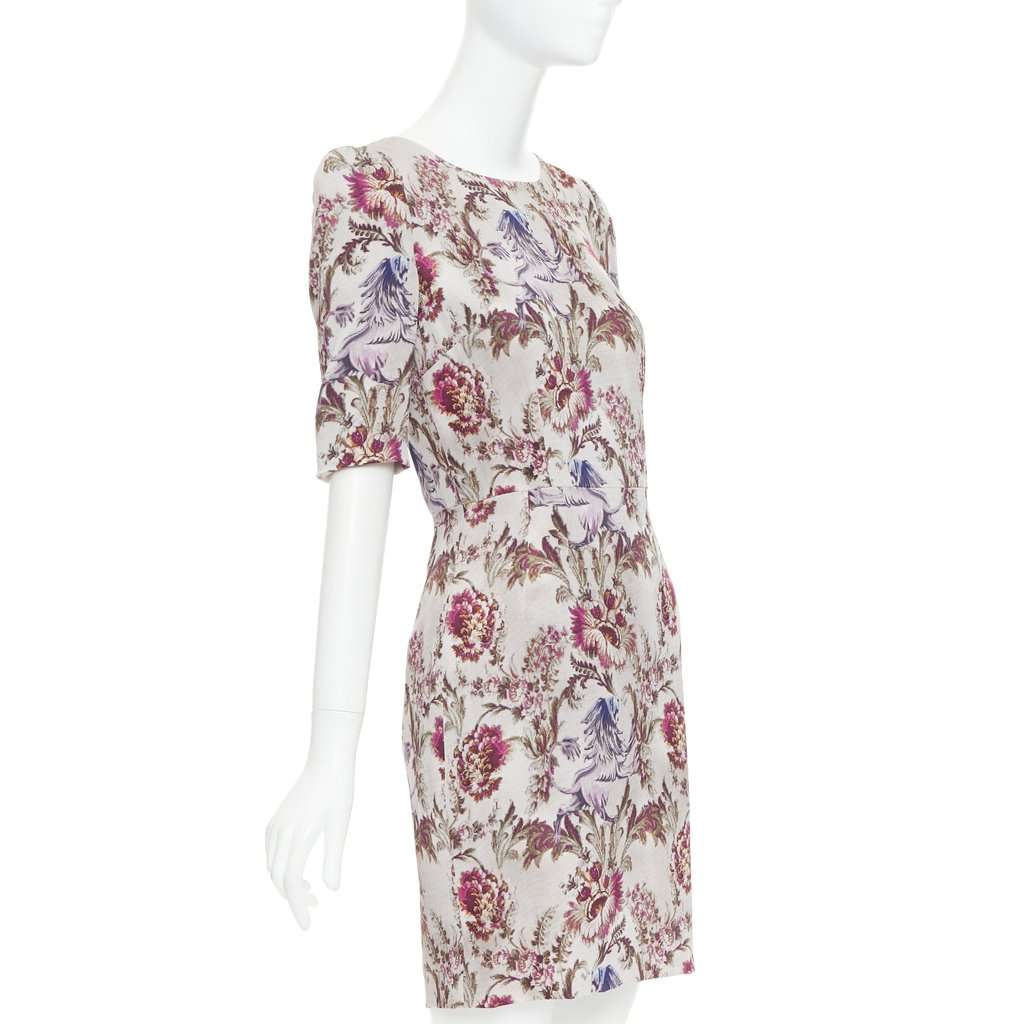 Dolce & Gabbana Grey Silk Dress Grey Silk Very good condition - Inside View